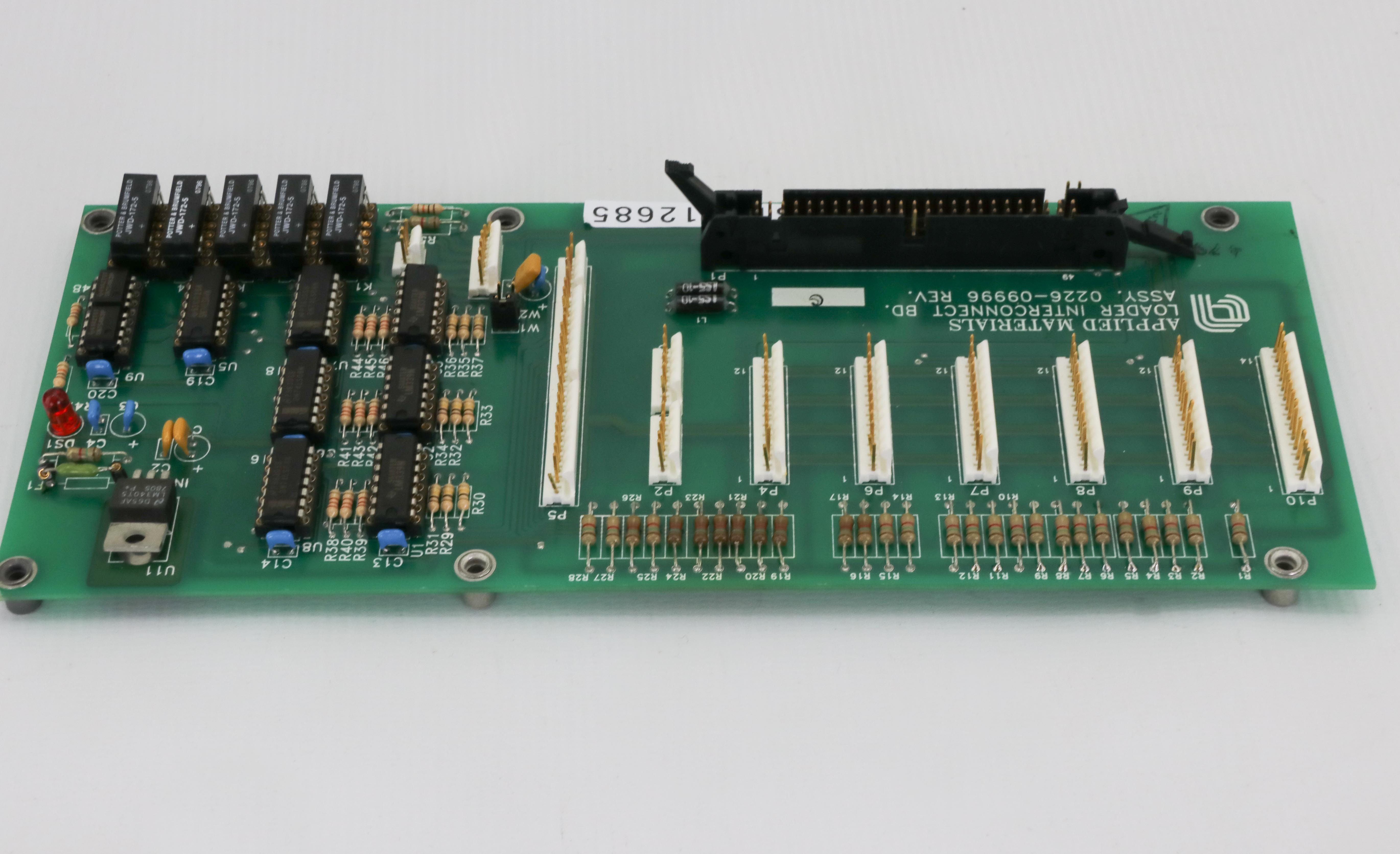 12685 APPLIED MATERIALS ASSY PCB LOADER INTERCONNECT 0226-09996 ...